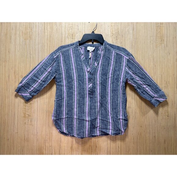 Laundry By Shelly Segal - Women's Casual Blouse - Grey - Small - Picture 1 of 16